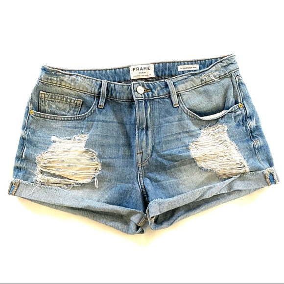 Frame Denim Le Grand Garçon Short - Picture 2 of 6